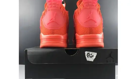 JORDAN 4 AQ3559-600 AQ3559-600 AIR “RED” FLYKNIT 0407